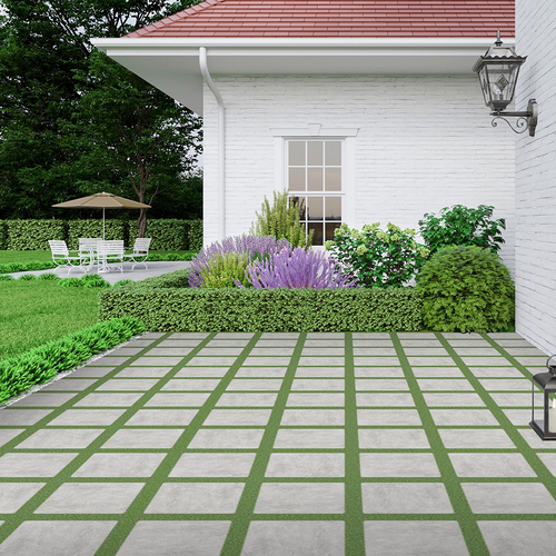 Ceramic Green Parking Tiles