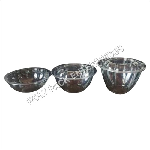 Disposable Food Container - Plastic Material | Round Bowl Shape, Ideal for Meal Prep, Reheatable and Disposable