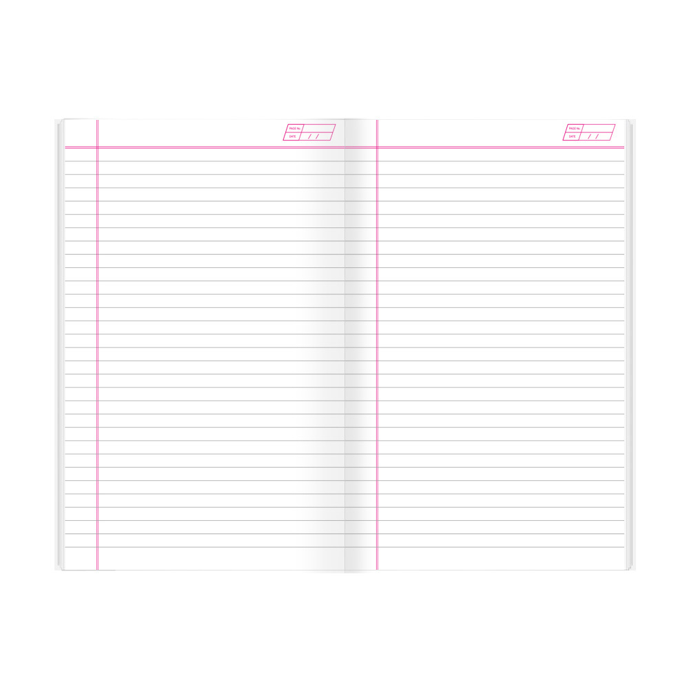 A4 Hard Bound Notebook - Paper Material, 21 X 29.7 Cm Size | Center Stitched Binding, C-14 Style, Ideal For School And Personal Use