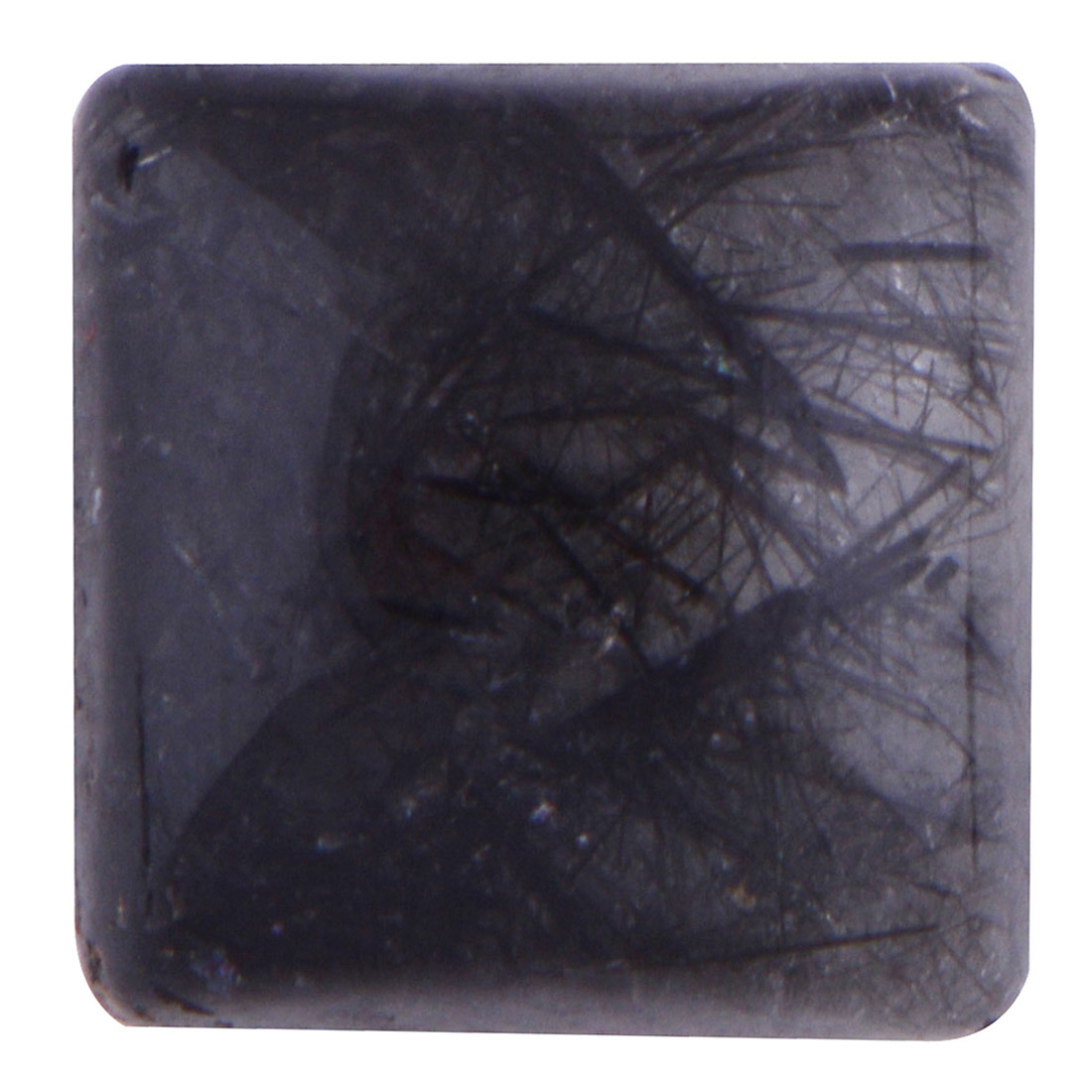 Black 9 * 9 Mm Original Cabochon Celebrated Square Gemstones