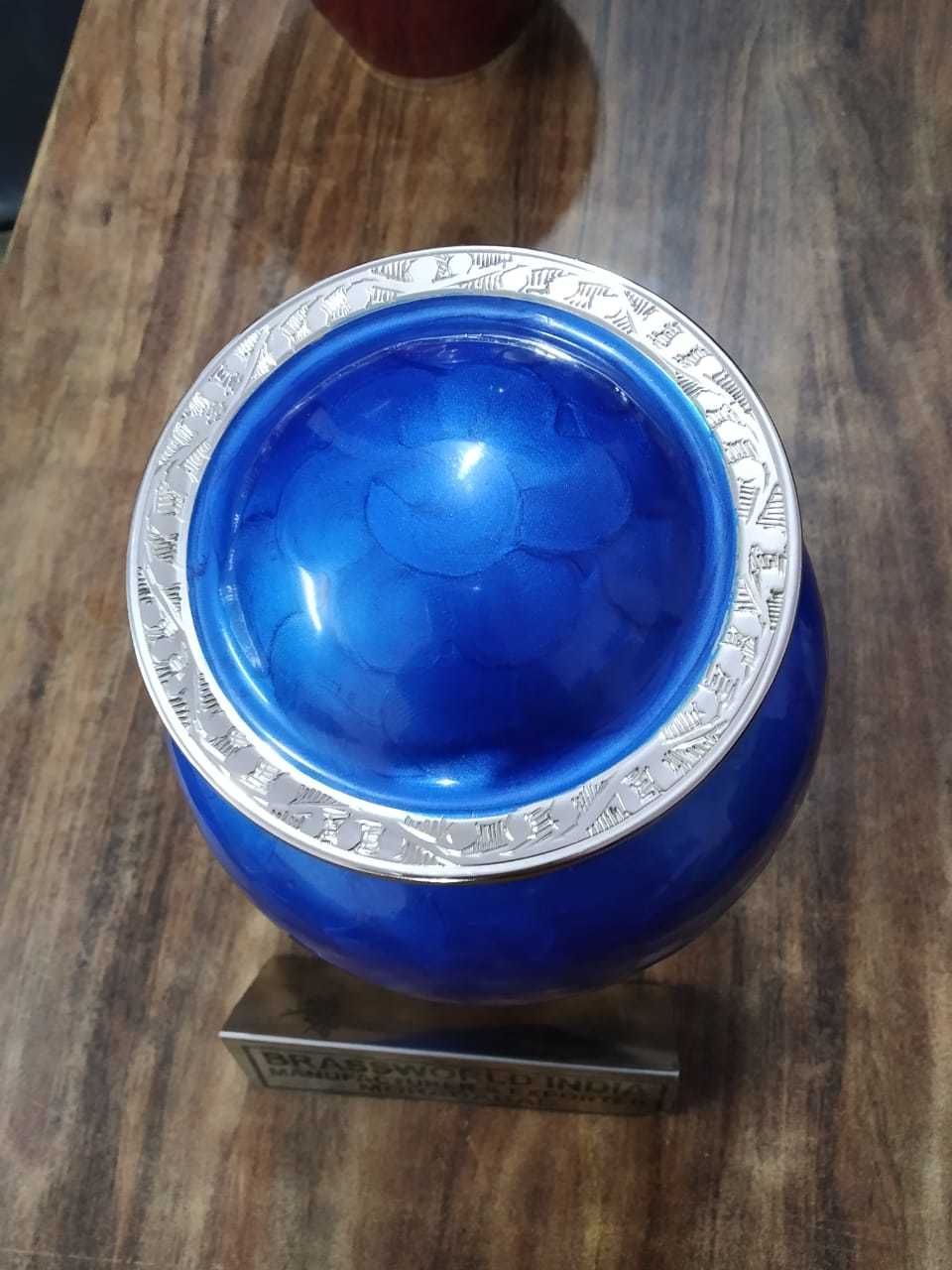 Blessing Bird Engraved Golden Cremation Urn Funeral Supplies