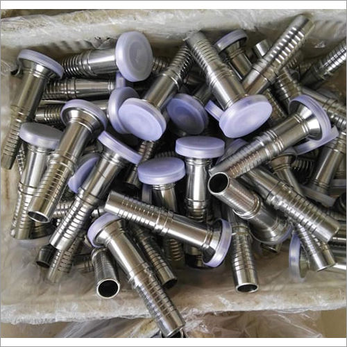 Silver Stainless Steel Hydraulic Hose Fitting