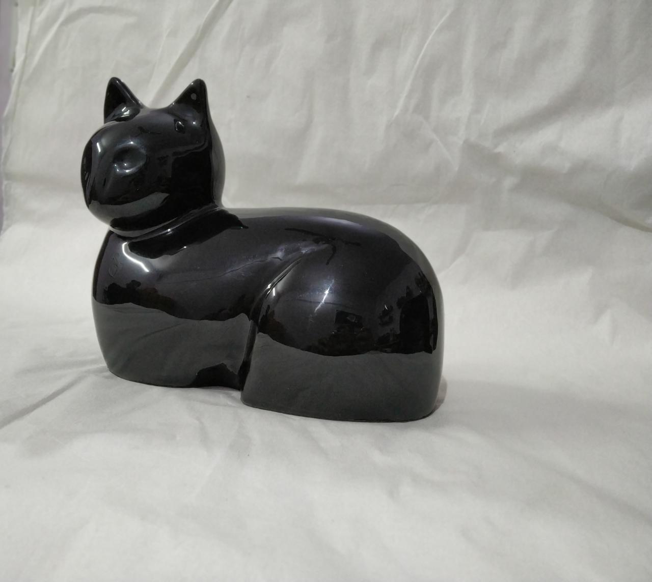 Anthrecite Grey Cat Pet Urn Funeral Supplies