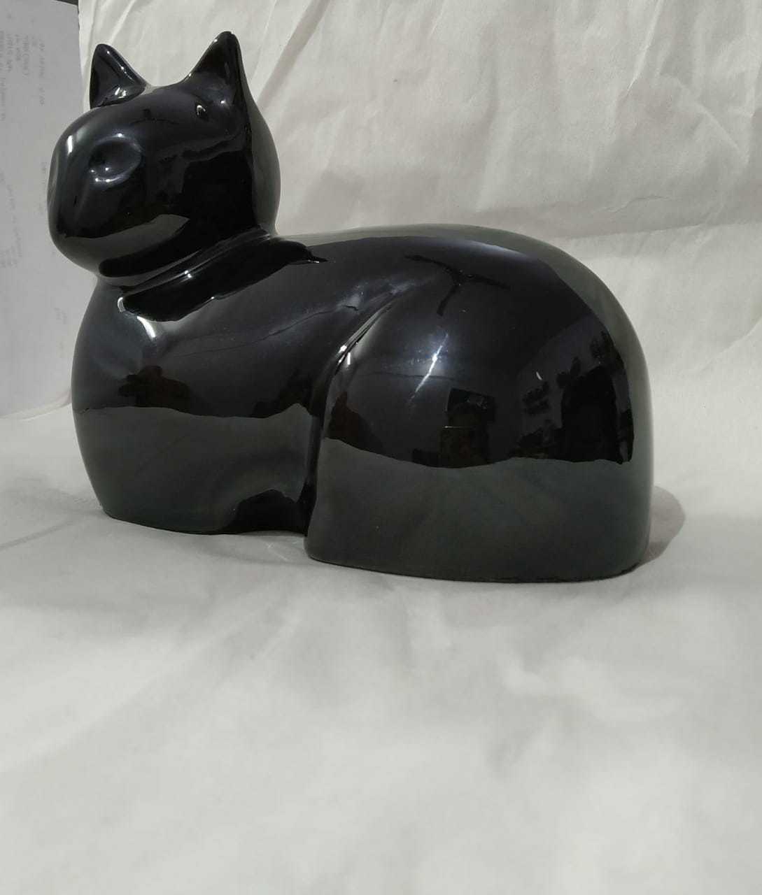 Anthrecite Grey Cat Pet Urn Funeral Supplies