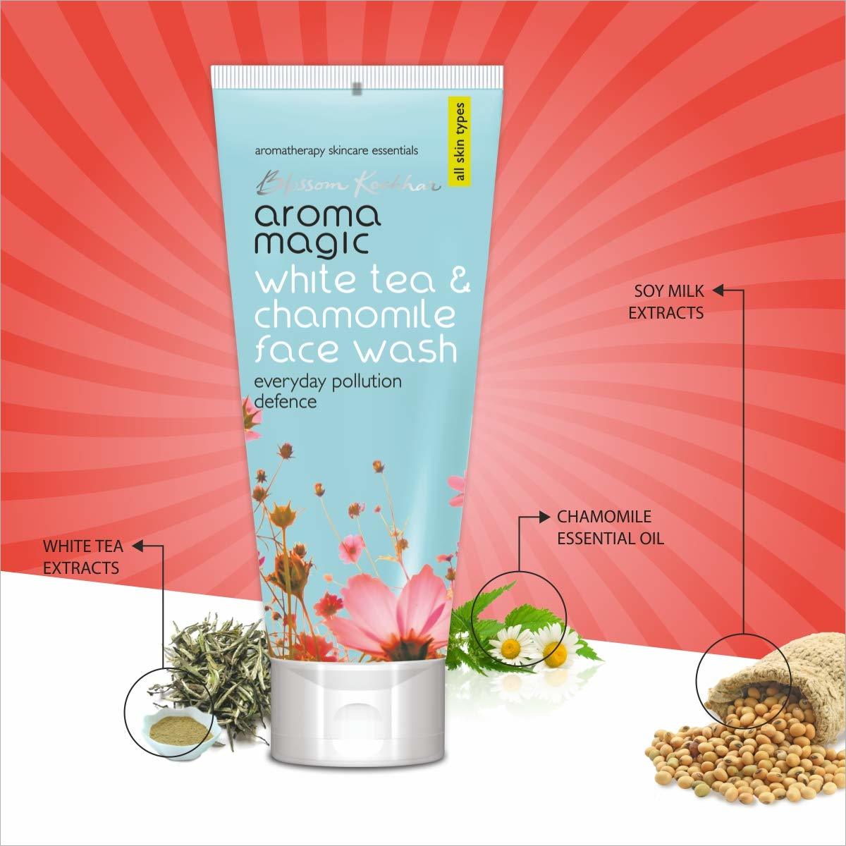 Aroma Magic White Tea And Chamomile Face Wash - 100ml Age Group: Adults