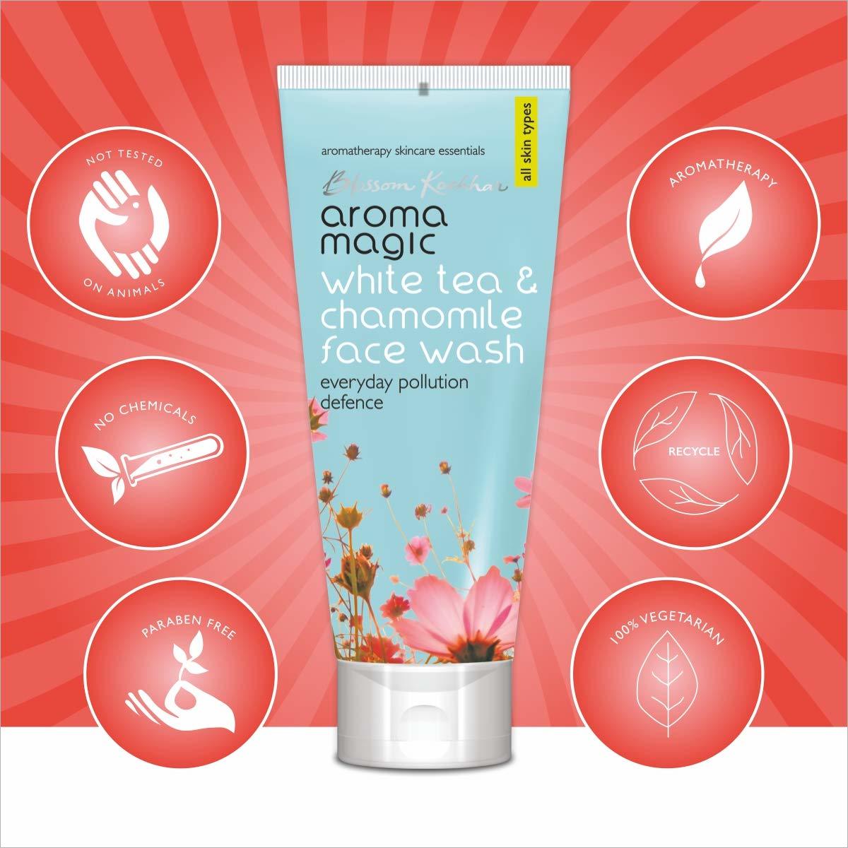 Aroma Magic White Tea And Chamomile Face Wash - 100ml Age Group: Adults