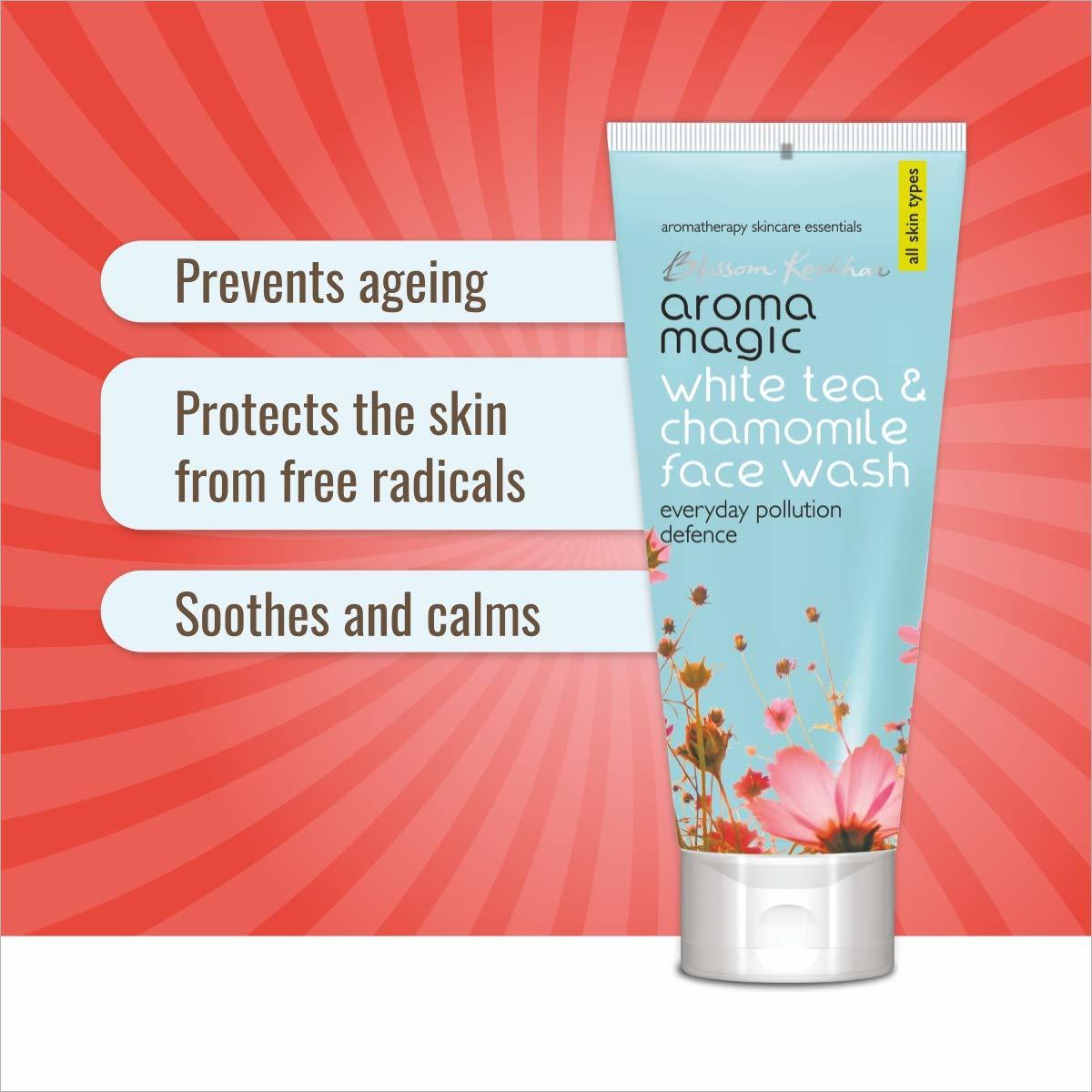 Aroma Magic White Tea And Chamomile Face Wash - 100ml Age Group: Adults