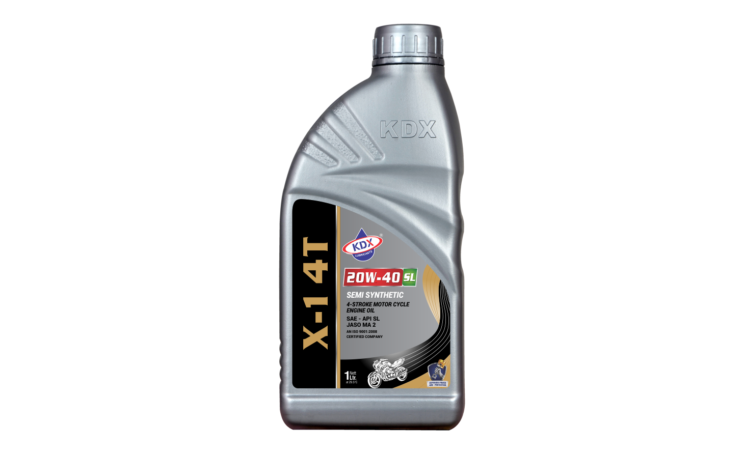 1ltr X1-4t 20w40 Sl Semi Synthetic Bike Engine Oil Kdx Lubricants Application: Automotive