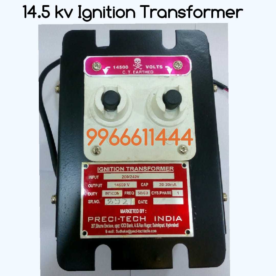 Brahma Ignition Transformer T13/m Capacity: N/a Kg/hr