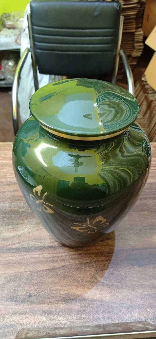 Butterfly With Green Combination Colour Cremation Urn Funeral Supplies