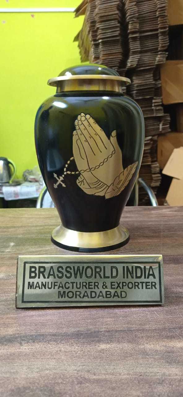 Butterfly With Green Combination Colour Cremation Urn Funeral Supplies