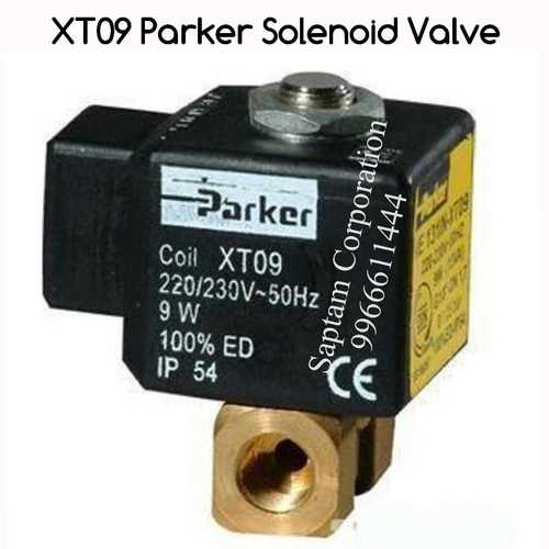 Xt09 Parker Solenoid Valve - Color: Black