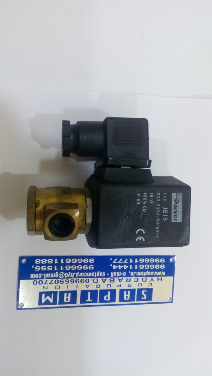 Xt09 Parker Solenoid Valve - Color: Black