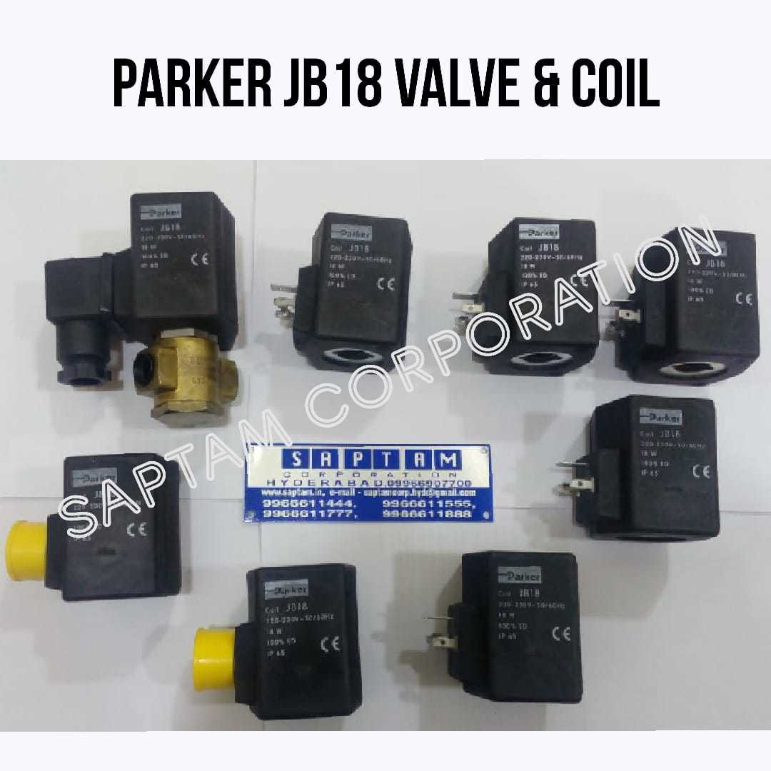 Xt09 Parker Solenoid Valve - Color: Black