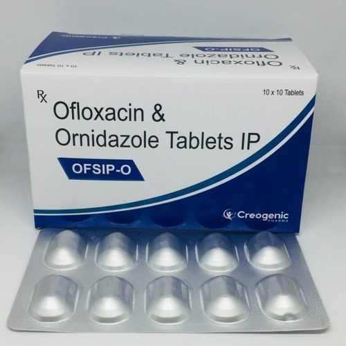 Ofloxacin Ornidazole Tablets - 500mg, Broad-Spectrum Anti-Bacterial Anti-Infective | Clinical Usage, Doctor Prescribed Dosage, Store in Cool Dry Place