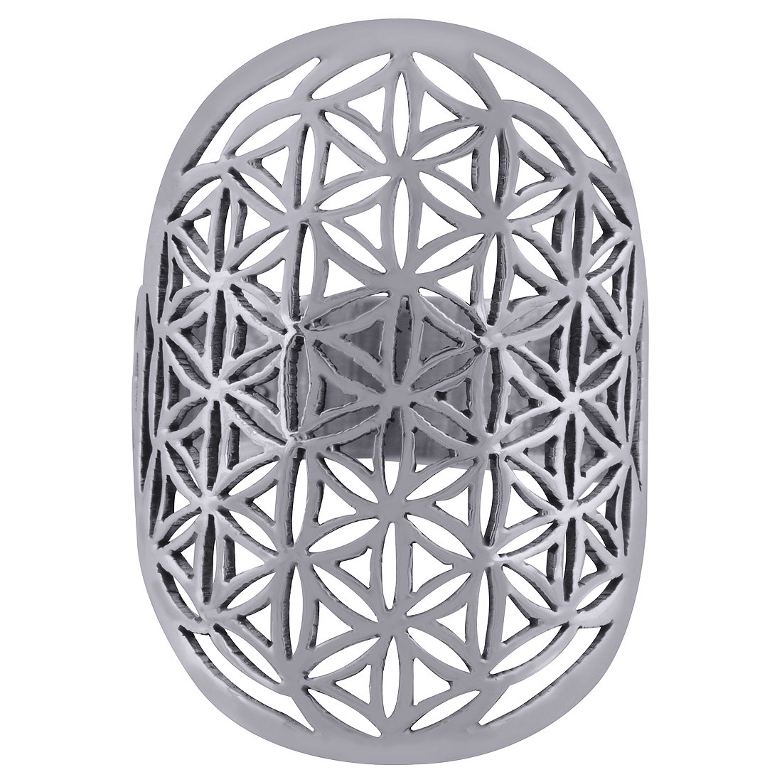 Gorgeous Jali Cut Out Plain 925 Sterling Solid Silver Handmade Ring Gender: Women