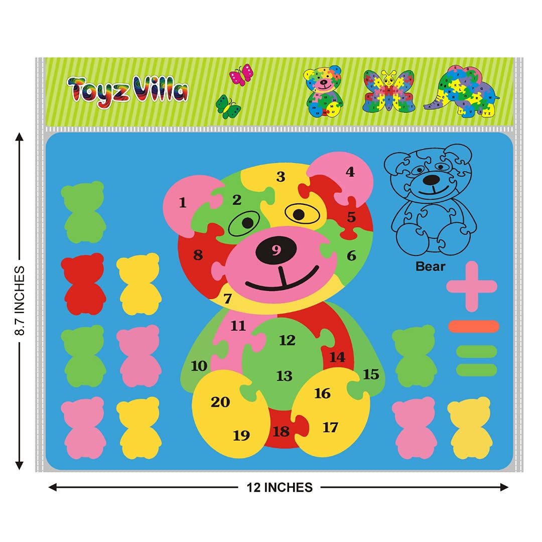 Multicolor Learn And Play With Eva Foam Toddler Puzzle
