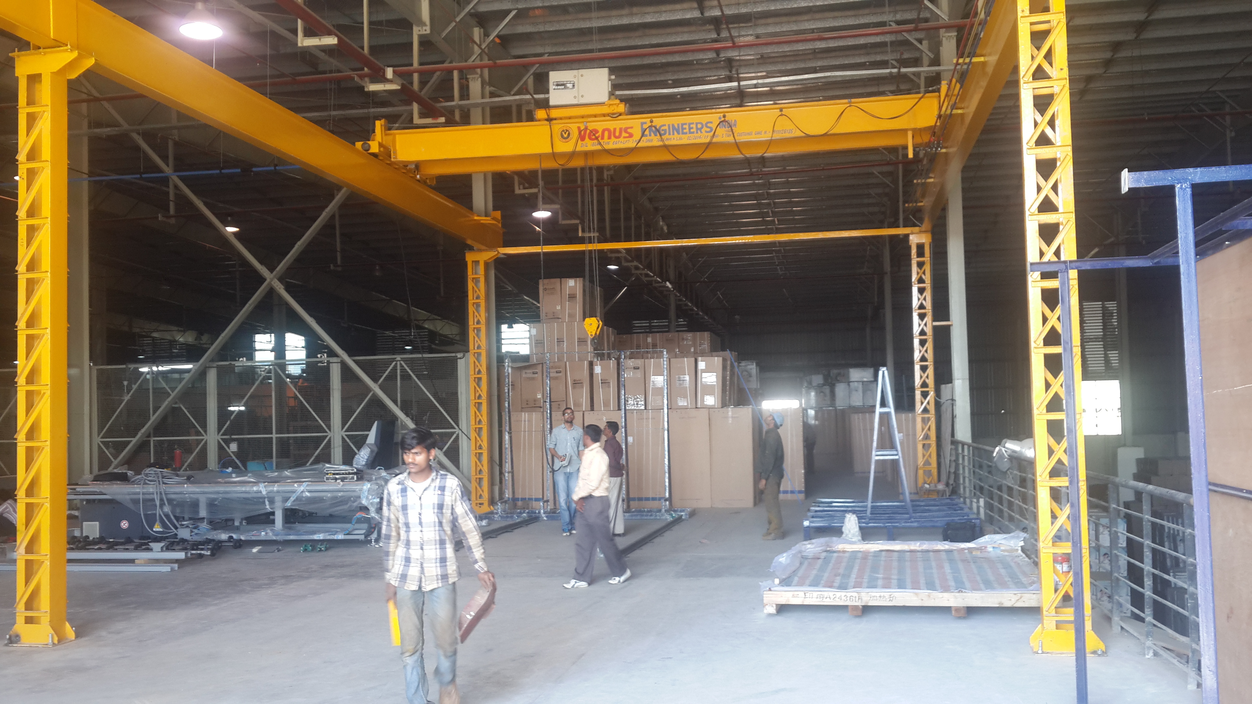 Double Girder I Beam Type Eot Crane