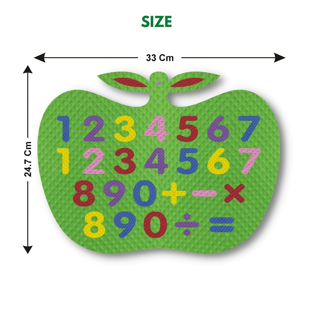 Numeric Apple Shape Learning Board For Kids
