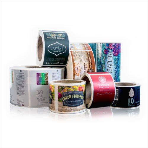 Roll Form Sticker - PP Clear & PP White Material, Customizable Size & Color | Adhesive, Any Custom Shape