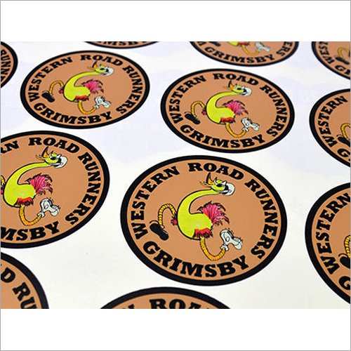 Customized Screen Printed Circle Sticker