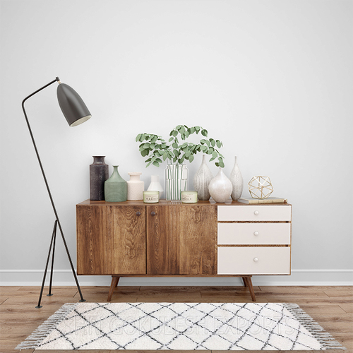 हाथ से बुने हुए स्टाइलिश होम डेकोरेशन मोरक्कन रग्स को साफ करना आसान है