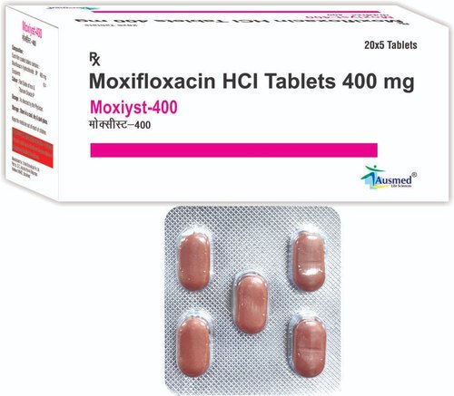 Moxifloxacin Tablets - 400 mg Anti-Bacterial Medication | Treats Pneumonia, Conjunctivitis, Endocarditis, Tuberculosis, Sinusitis, For Aged Persons, Teenagers, Women