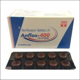 Norfloxacin Tablets - 400 mg Anti-Bacterial Formula | Effective Treatment for Urinary Tract & Gynecological Infections, Suitable for Teenagers, Women, and Aged Persons