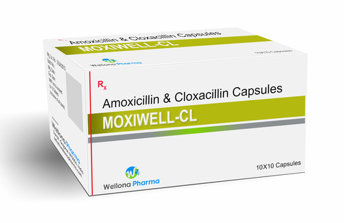 Amoxicillin And Cloxacillin Capsules Antibiotic