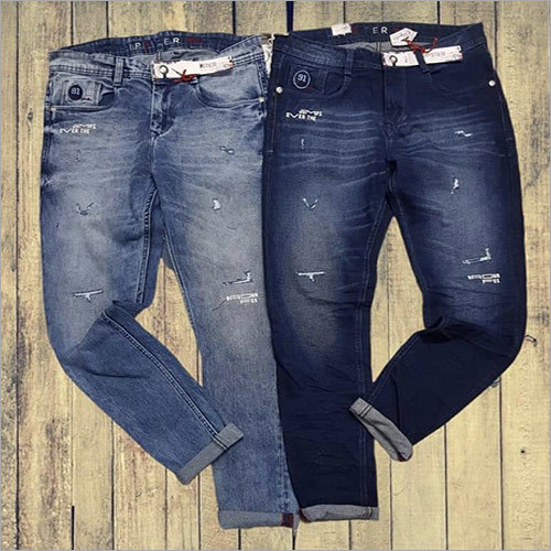 Branded Knitted Fabric Jeans