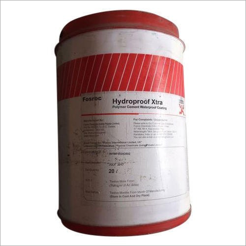 Liquid 20Litre Fosroc Hydroproof Xtra Polyester Cement Waterproof Coating
