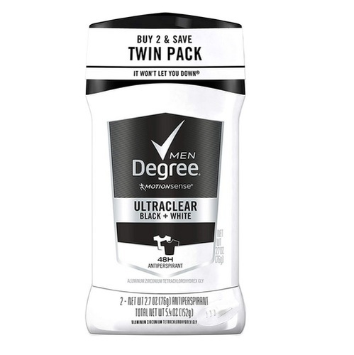Degree Men UltraClear Antiperspirant डिओडोरेंट के काले दागों से बचाता है