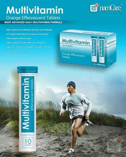 Multivitamin Effervescent Tablets For Daily Nutrients - Drug Type: Health Supplements