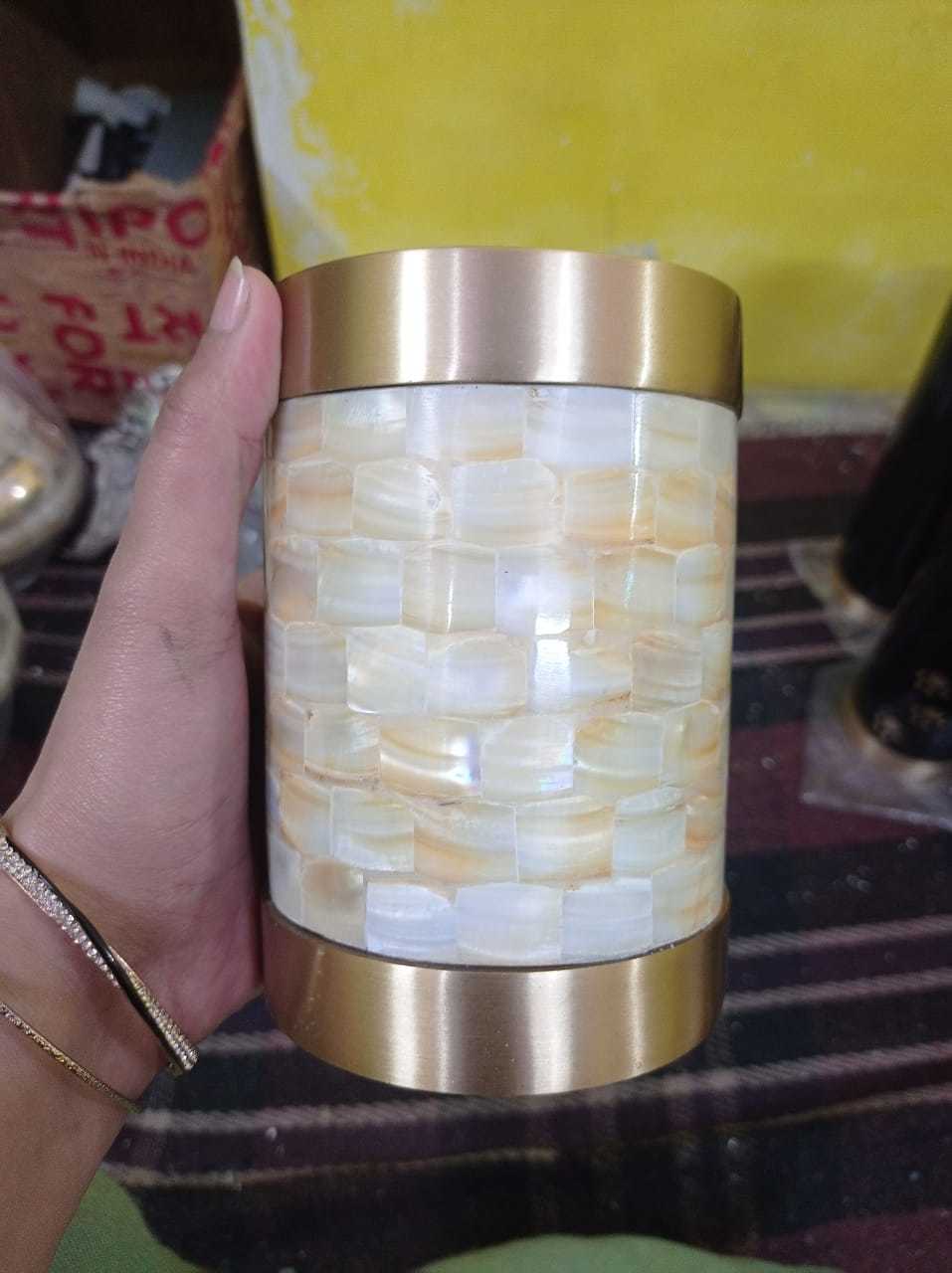 Mother Of Perl Tea Light Cremation Urn Funeral Supplies