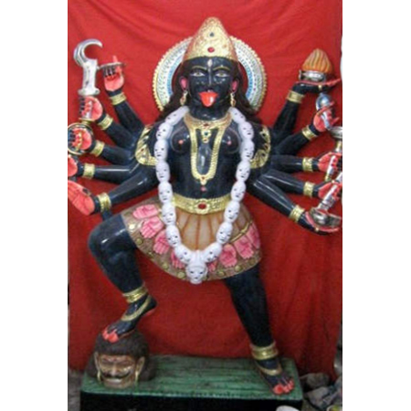 Marble Mahakali Statue