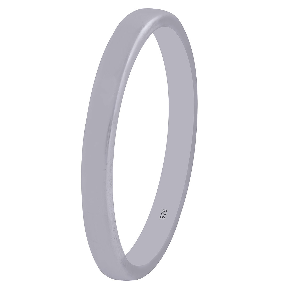Plain Band 925 Sterling Solid Silver Handmade Ring Gender: Children