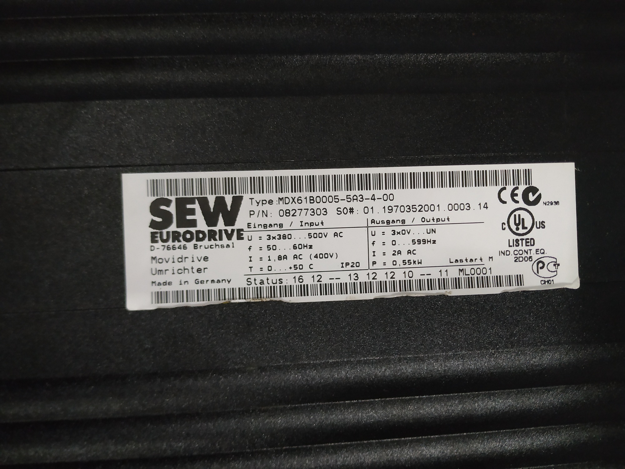 Sev Movidrive Mdx61b0005-5a3-4-00