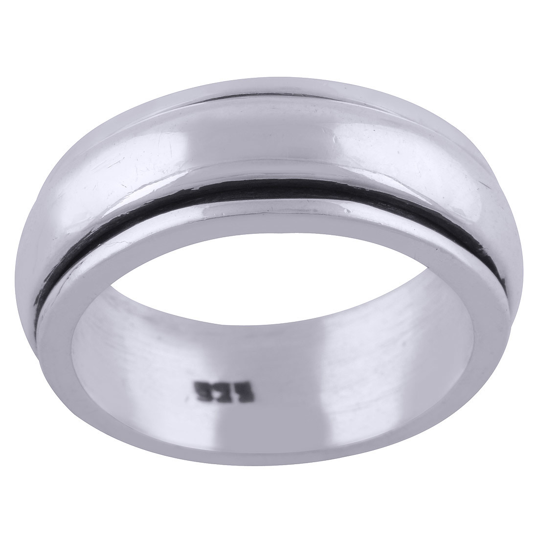 Plain Band 925 Sterling Solid Silver Handmade Ring Gender: Children