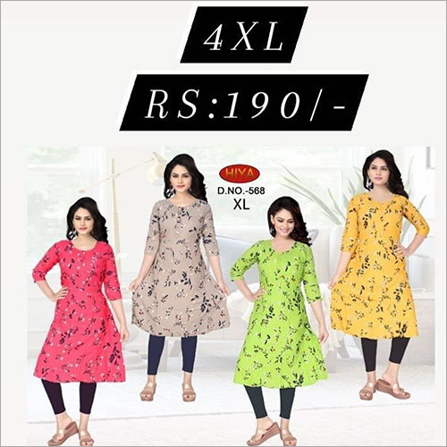 4XL Ladies Kurti