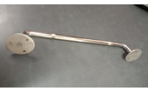 SS Grab Bar - 18 Inch Polished Stainless Steel, Wall-Mounted Design with 1.25 Inch Diameter
