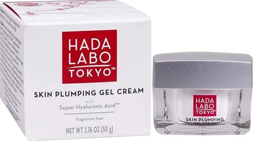 Hada Labo Tokyo Skin Plumping Gel Cream 1.76 Fl Oz - With Super Hyaluronic Acid & Collagen - 24 Hour Moisture & Visible Line Plumping Fragrance & Paraben Free Non-comedogenic