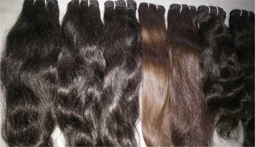 Natural Black And Natural Brown Human Hair Extensions In Chennai