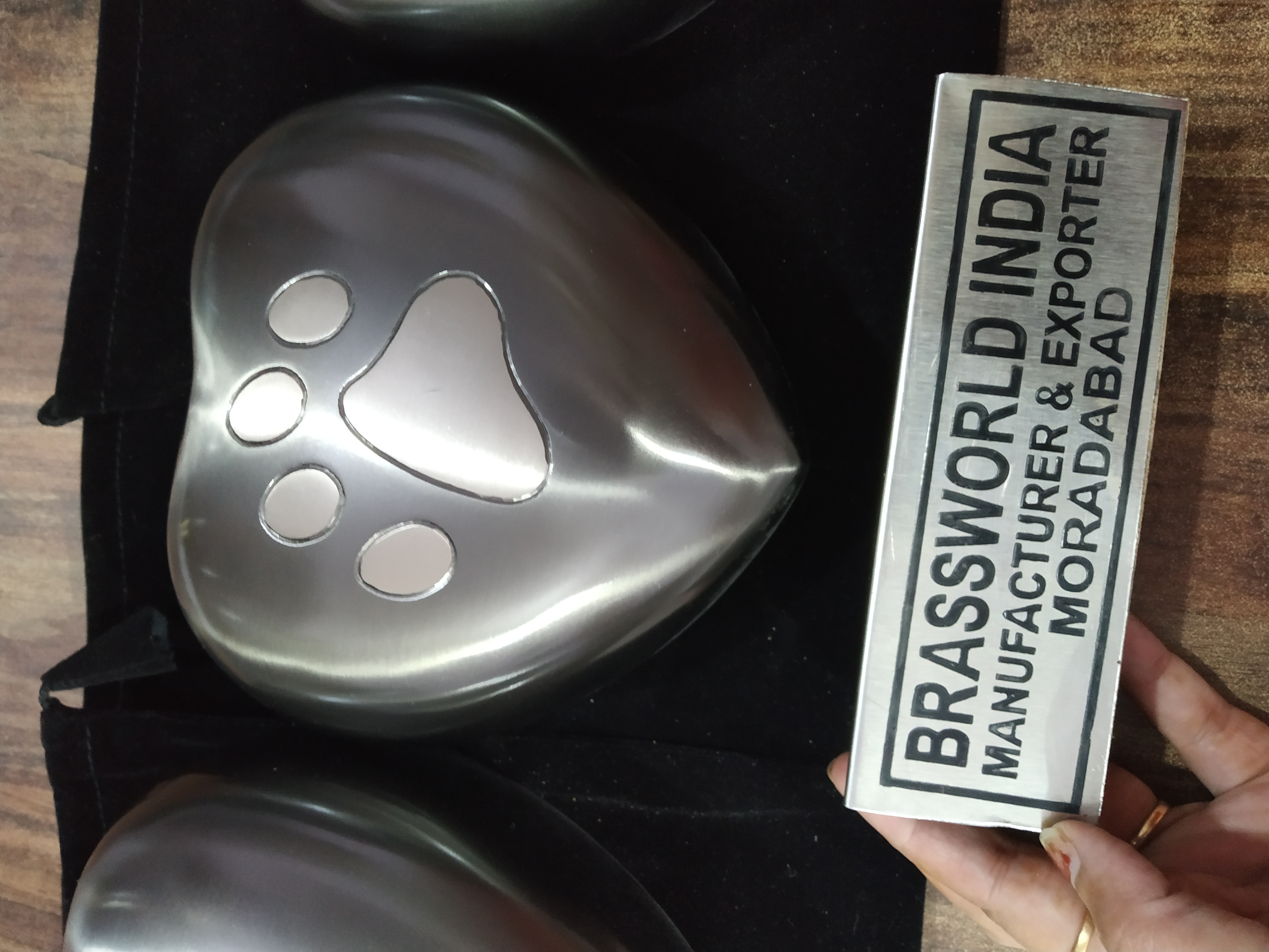 Anthrecite Grey Heart All Size Of Pet Urn Funeral Supplies