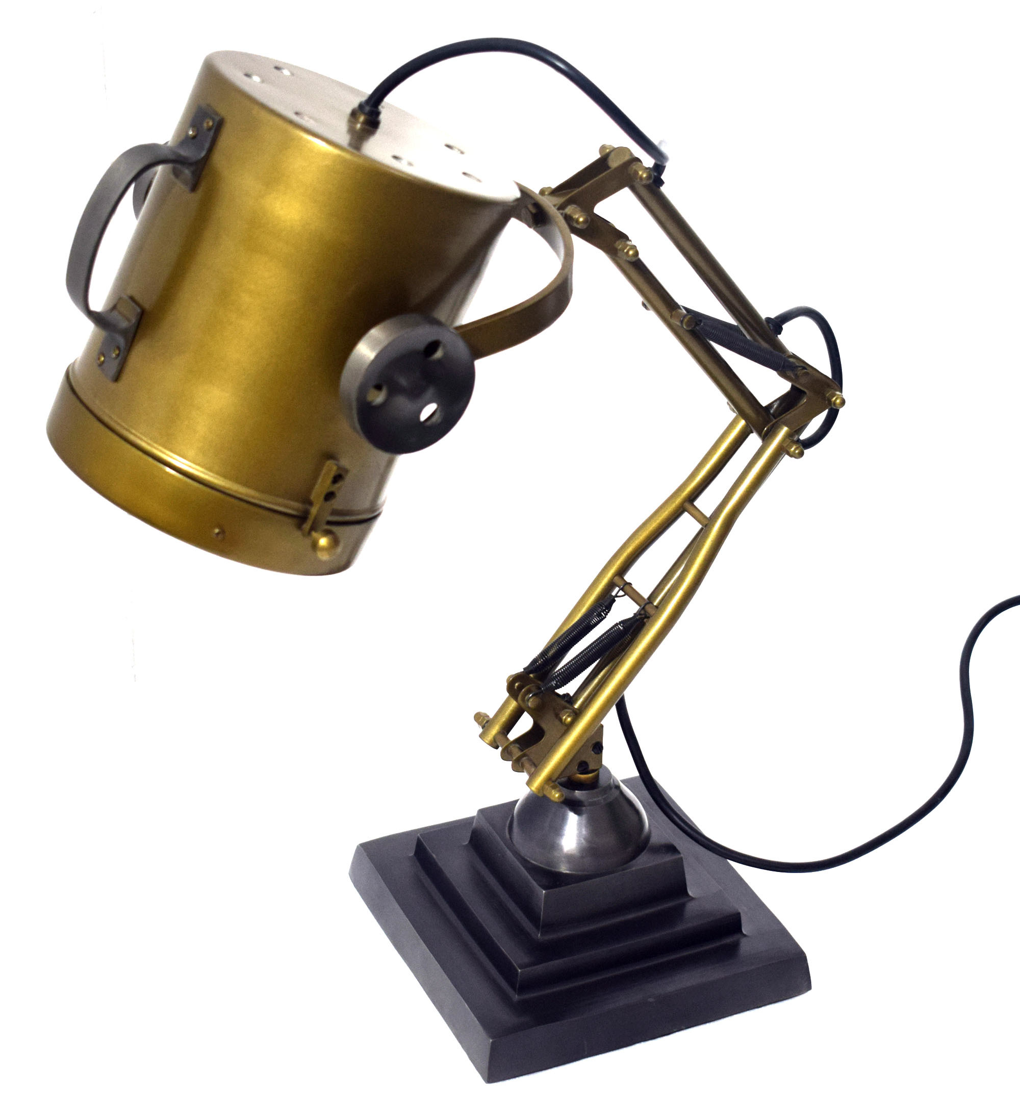 Antique Finish Table Spot Search Light Lamp