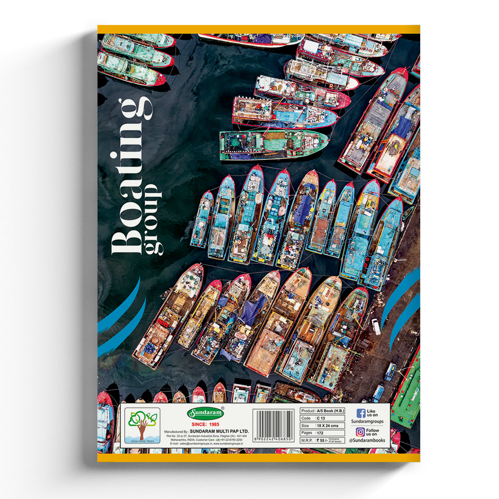 A5 Book Hard Bound 172 Pages Center Pinning