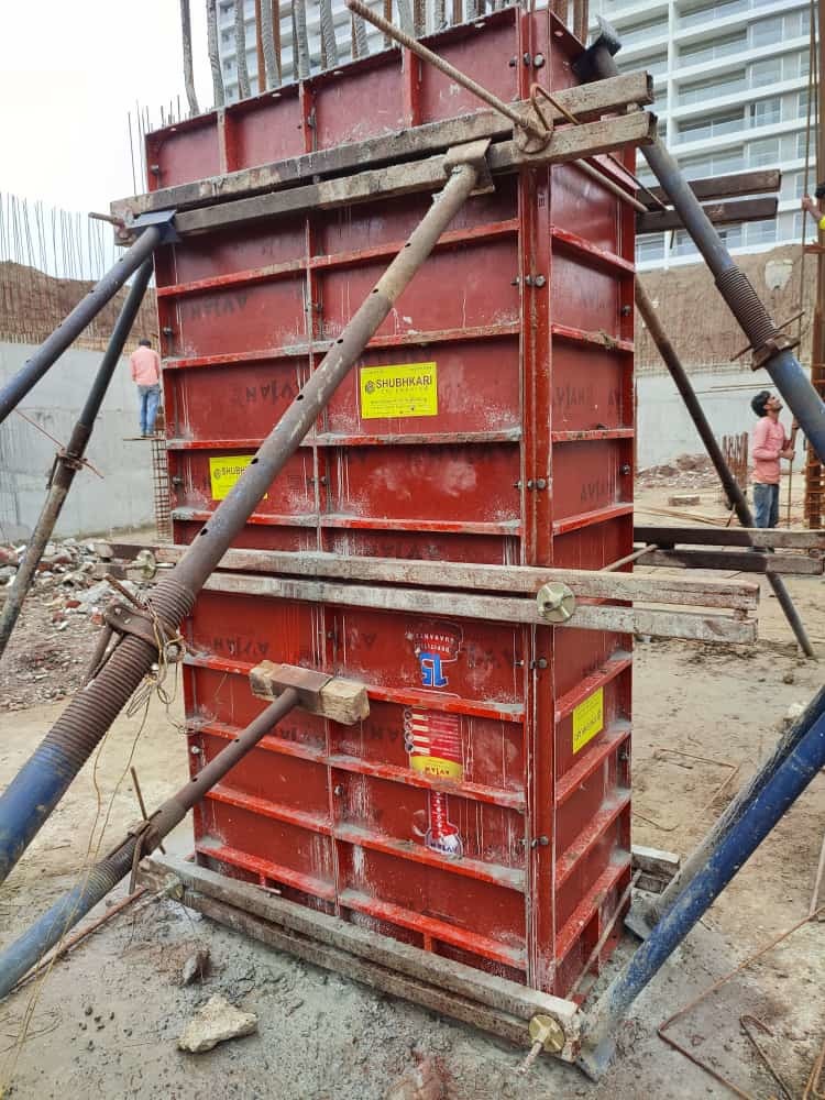 Scaffolding Column Formwork Application: Construction