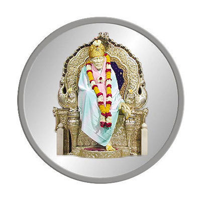 10 ग्राम साई बाबा रंगीन सिक्का