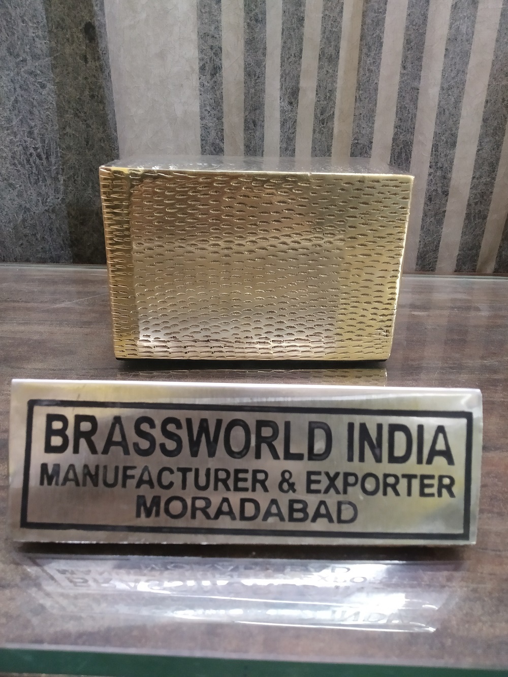 Brass Bright Pet Paw Funeral Box Urn Funeral Supplies