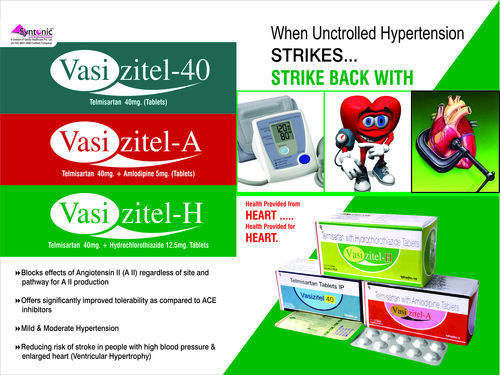 Telmisartan 40mg + Hydrochlorothiazide 12.5 mg