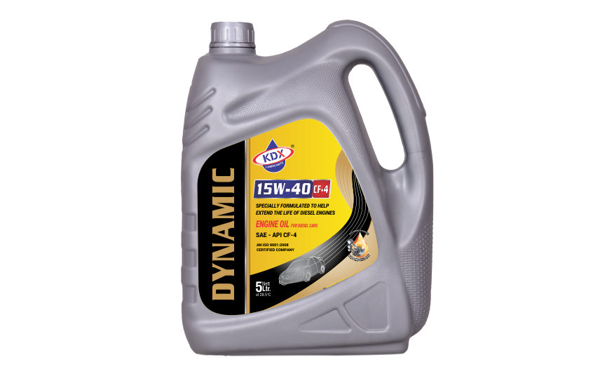 Dynamic 15w40 Diesel Engine Oil - 1 Litre, Golden Color | Excellent Start-up Performance, Improved Fuel Efficiency, Top-up For Cars, Trucks, Buses, And Tractors